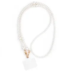 【数量限定】斜め掛け ネックストラップ ネックストラップ 丈夫 アクセサリーおしゃれ バッグチェーン 120cm 忘れ物防止 ストラップ ストラップ ストラップ ストラップ ストラップ 着脱簡単 スマホショルダー パールチェーン スマホ首掛けストラップ 携帯ス