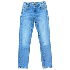 ZARA ストレッチ スリム テーパードデニム ライトブルー サイズ36 レディースS ザラ