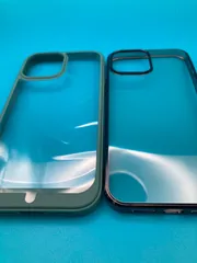 iPhone 13 Pro Max クリアケース 2個セット（ブラック・グリーン）