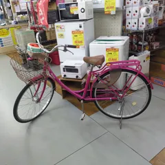 楽天市場】自転車 ピンク 26インチ シティサイクルの通販