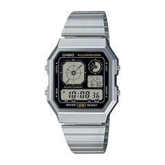 国内正規品 CASIO デジタル 腕時計 A130WE-1AJF メンズサイズ クォーツ 液晶アナログ表示 CASIO スタンダードモデル デジタル