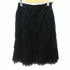 【新品】ピンクハウス 2022年　ウーリーチュール段々スカート＼パニエ チェリーレース使いギンガムスカート｜ピンクハウスオフィシャル