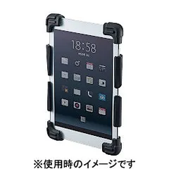 【新品・2営業日で発送】SANWASUPPLY サンワサプライ 耐衝撃シリコンケース（7～8インチ）　品番：PDA-TABH5BK