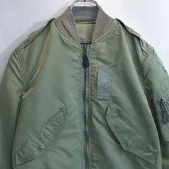 90s～ アメリカ製 ALPFA INDUSTRIES アルファ USAF L-2B FLIGHT JACKET 50s 復刻モデル フライトジャケット ブルゾン ミリタリー  ヴィンテージ セージグリーン ビンテージ USA 古着 メンズSサイズ