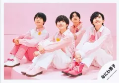 【中古】生写真(ジャニーズ) なにわ男子/集合(4人)/横型・全身/シングル「初心LOVE(うぶらぶ)」MV＆ジャケ写オフショット/公式生写真