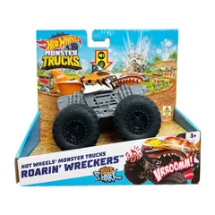 ホットウィール モンスタートラック ローリン レッカーズ (タイガーシャーク)　全３種　音が鳴る 光る アクション 車 おもちゃ 男の子 かっこいい ミニカー トイカー 乗り物 トラック クリスマス マテルのサムネイル