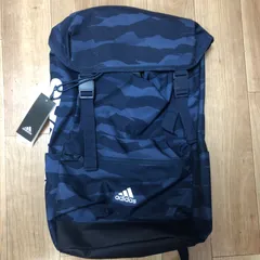 ☆【新品】アディダス　スクエアバッグパックCAMO 迷彩ブルー　通勤　通学のサムネイル