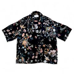 UNUSED アンユーズド Flower print short sleeve shirt フラワープリントショートスリーブシャツ