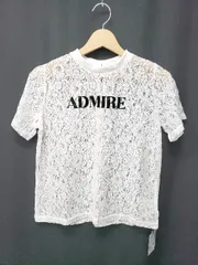 ◇ ◎ ●未使用● ⊂ φ STAY MOTION レース 半袖 Tシャツ カットソー サイズF オフホワイト レディース E  【1410230014293】