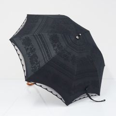 高級傘 CELINE セリーヌ USED品 ブラック 細身 軽量 ロゴ