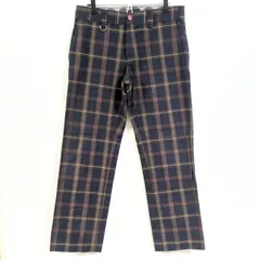 (^w^)b Dickies ディッキーズ コットン パンツ チノパン 紺 チェック柄 綿100% おしゃれ カジュアル 着回し 総柄 大人スタイル こなれ感 大人コーデ 定番 古着 人気 紳士 メンズ サイズ30