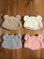 Mサイズふわふわくまみみぼうし