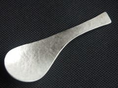 『kinon』様専用の銅工房作　木の葉型茶さじ・紅茶さじ　茶離れよく使い易い