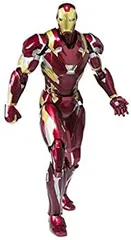 【中古】S.H.フィギュアーツ キャプテン・アメリカ (シビルウォー) アイアンマン マーク46 約155mm ABS&PVC&ダイキャスト製 塗装済み可動フィ