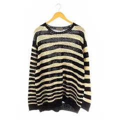 ヨウジヤマモトプールオム YOHJI YAMAMOTO POUR HOMME HZ-K01-090 ニット カットソー ボーダー 3 黒 生成り /MI ■OSのサムネイル