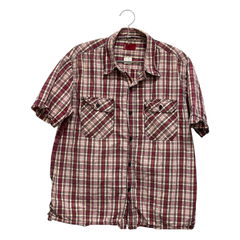 Levi's　メンズ　  トップス  　シャツ　XL(LL)　レッド系　ホワイト系　ピンク系　チェック柄