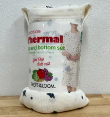 ◾️フルーツオブザルーム ワッフル生地 半袖 ルームウェア  ブルーベリー XLサイズ パジャマ【69839】