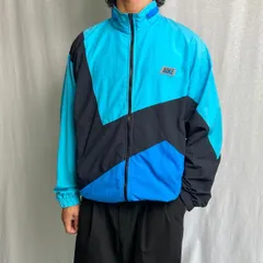 90年代 NIKE ナイキ 銀タグ ナイロンジャケット トラックジャケット メンズL相当 【SS2506】