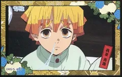 【中古】食玩 ステッカー・シール 4.我妻善逸(横) 「鬼滅の刃 デコステッカー2 ガムつき」