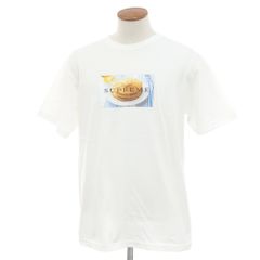 【中古】シュプリーム Supreme 2025年春夏 Pancakes Tee コットン クルーネック 半袖Ｔシャツ ホワイト【サイズM】【メンズ】