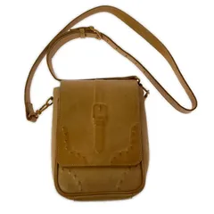 【MIHARAYASUHIRO｜ヴィンテージ 炙り出し　レザーボディバッグ】 MIHARAYASUHIRO｜ヴィンテージ 炙り出し レザーボディバッグ】