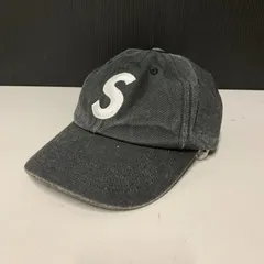 【むつ79-1200】Supreme 23ss Pigment Canvas S LOGO 6-Panel  Cap【併売】