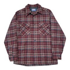 70s pendleton board shirt ボードシャツ made in USA 60s 50s オンブレ　オープンカラー　ペンドルトン