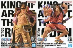 【中古】フィギュア 全2種セット 「ワンピース」 KING OF ARTIST THE GOL.D.ROGER＆KOUZUKI ODEN-SPECIAL ver.-
