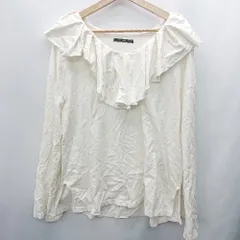 ◇ ⊇ Kastane カスタネ コットン100% 長袖 シャツ サイズM ベージュ系 レディース E  【1408220056125】