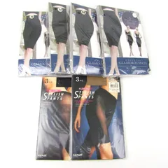 グラマラスパッツ/グンゼ 着圧 スパッツ ガードル 6点セット 未使用 M-L まとめて 大量 外装ダメージ有 レディース