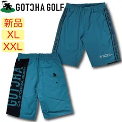 【新品・未使用】エメラルドグリーンXL・XXLサイズ ゴルフパンツ ガッチャゴルフ ハーフパンツ メンズ 232GG1902 大きなサイズ ストレッチ ドライ UVカット 水陸両用 ゴルフウェア GOTCHA