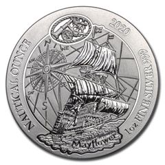 最高鑑定！2020年 クック諸島 銀貨 NGC PL70 メイフラワー イギリス
