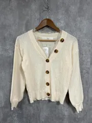 美品 tocco closet トッコクローゼット ニット カーディガン sizeM/アイボリー ◆■ レディースのサムネイル