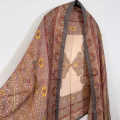 未使用 美品 ETRO エトロ 大判ストール ペイズリー柄 ウールシルク混 マルチカラー 160×65cm