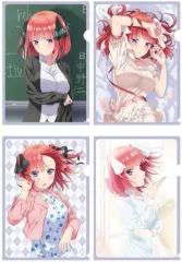 【中古】クリアファイル 中野二乃 描き下ろしA4クリアファイル4枚セット 「映画 五等分の花嫁」