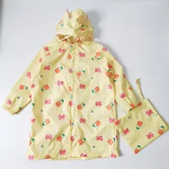 ☆ クリームベージュ ☆ Sサイズ ☆ キッズレインコートランドセル対応 レインコート キッズ ランドセル対応 キッズレインコート カッパ 合羽 かっぱ 女の子 男の子 レインウェア レインウエア 子供 子ども かわいい おしゃれ 雨具 携帯 通園 通学