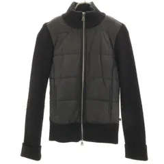 POLO JEANS COMPANY RALPH LAUREN ポロジーンズカンパニーラルフローレン 中綿切替 ニットジャケット S ブラック レディース 古着