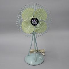 レトロ 扇風機 ナショナル 卓上扇風機 ミントグリーン 807K〇 - メルカリ