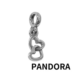 ☆☆【新品・正規品】ボックス・ショッパー付 PANDORA ME(パンドラ ミー) ☆チェーンド ハートミニダングル チャーム☆  スターリングシルバー シルバー925 ブレスレット ブランド アクセサリー  798380