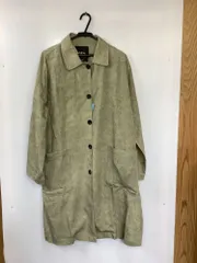 ザラ　薄ムラカーキ コート