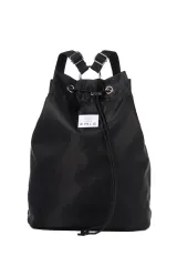 emis バック　ミニリュック　ブラック EMIS☆NEW [正規品] SHIRRING BACKPACK ミニバックパック (EMIS