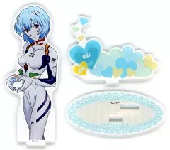 【中古】アクリルスタンド・アクリルパネル 綾波レイ(プラグスーツ・ハート) アクリルスタンド 「エヴァンゲリオン」 EVANGELION STORE限定