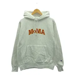 CHAMPION / チャンピオン | × MoMA / モマ Reverse Weave / リバースウィーブ ロゴ スウェット フーディ | XL | グレー | メンズ
