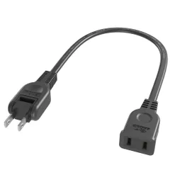 AKIRARI 電源延長コード 電源タップ 1個口 すっきり配線 15A 1500W 0.1m～10mまで選べる 耐寒 耐熱 トラッキング 火災予防絶縁キャップ 延長ケーブル 延長コード ACアダプタ用 スイングプラグ ソフト 延長 電源増設 RoHS指令対応