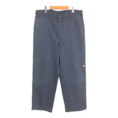 Dickies ディッキーズ ダブルニー ワークパンツ ネイビー (メンズ W36 L32) 中古 古着 S7552