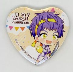A3! 兵頭十座 ハート型缶バッジ 運動会 アニカフェ - メルカリ
