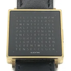 QLOCKTWO W39 クロックツー デジタル腕時計 ドイツ 中古品 2025年最新】qlocktwoの人気アイテム - メルカリ