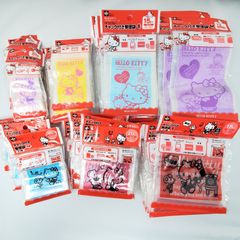 未使用】チャック付き整理袋 ハローキティ 7種類×5袋 合計735枚