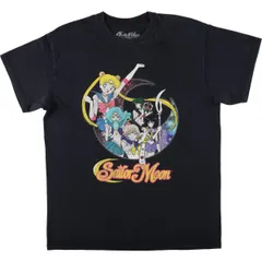 古着 SAILOR MOON 美少女戦士セーラームーン アニメ キャラクタープリントTシャツ メンズL相当/eaa578635