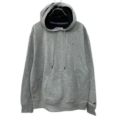 Champion 無地 スウェット パーカー L ライトグレー チャンピオン 裏起毛 ツートーンフード 古着卸 アメリカ仕入 a709-5605